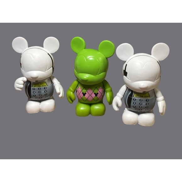 Disney Vinylmation Mickey Mouse Figurines Set Of 3 By Susan Foy - Picture 2 of 9